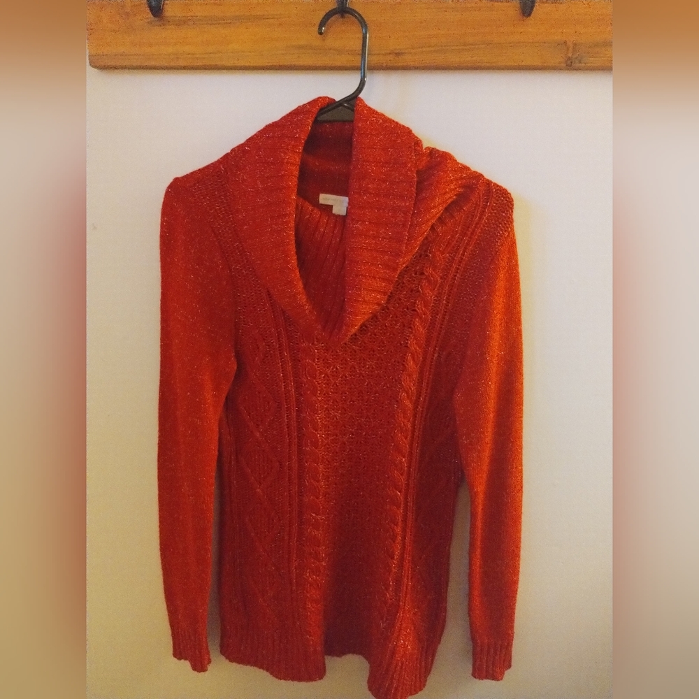 New York & company sweater red